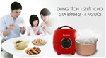 Nồi cơm điện Kangaroo 1.2 lít KG822 đỏ